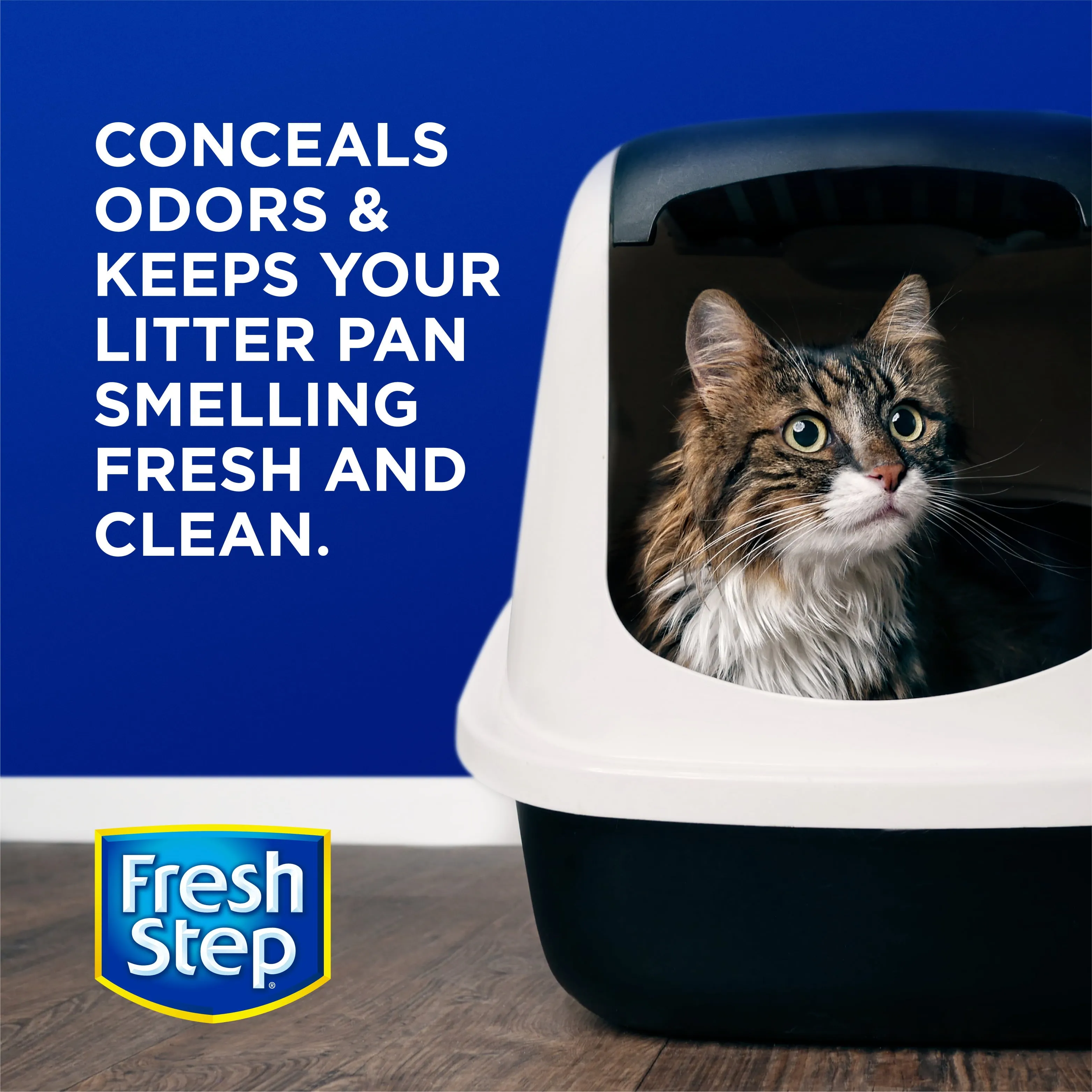 (2 pack) Fresh Step, Fresh Scent Cat Litter Box Scent Crystals, 15 oz | Cat Litter Box Deodorizer