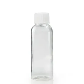 60ml Bottles Tall Clear PET With Screw Cap