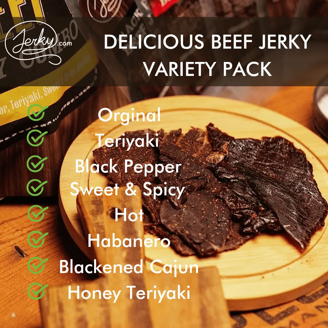 8 Piece Beef Jerky Sampler Pack