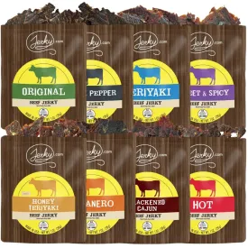 8 Piece Beef Jerky Sampler Pack