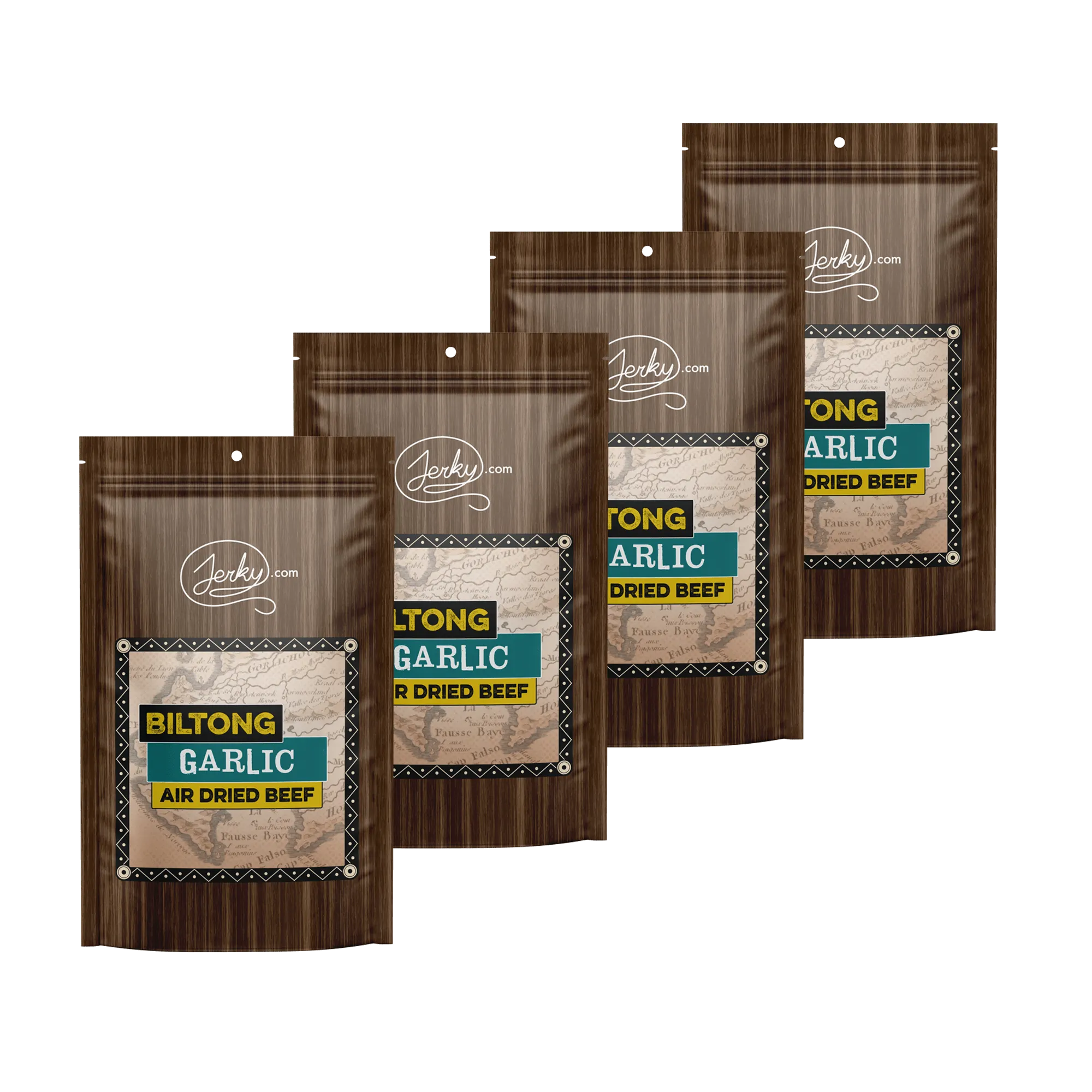 All-Natural Beef Biltong Jerky - Garlic