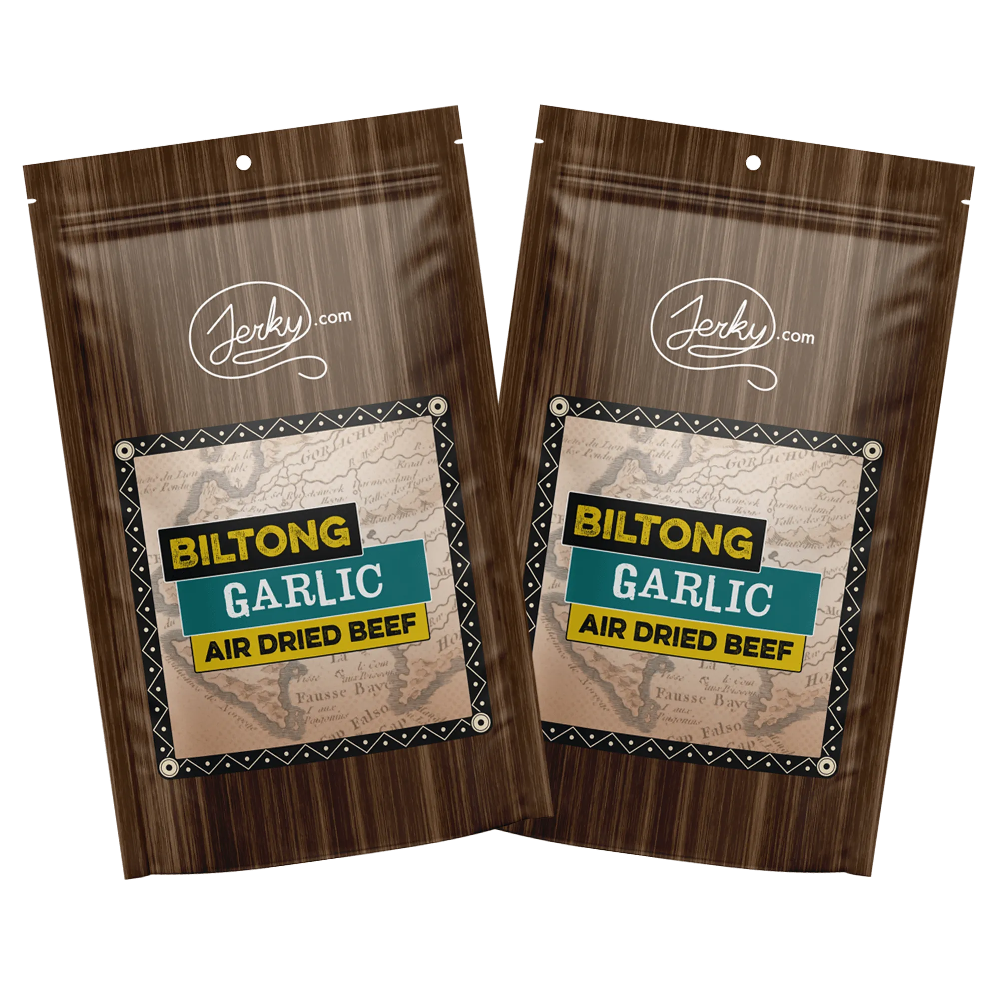 All-Natural Beef Biltong Jerky - Garlic