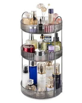 Argox 360 ° rotary makeup organizer, bathroom counter organizer,skincare care organizer,make up organizers and rotary storage.