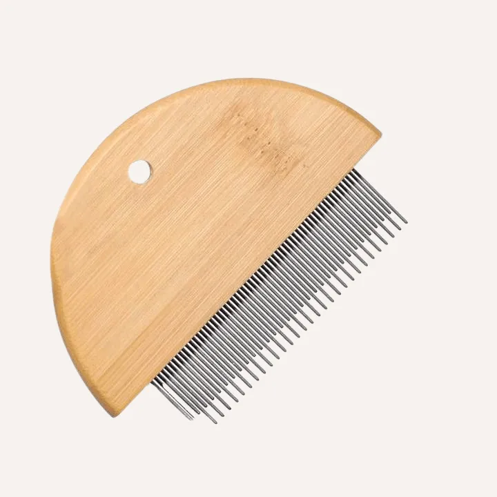 Bamboo Flea Comb for Dogs & Cats – Gentle & Eco-Friendly