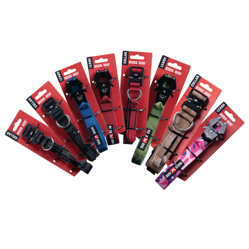 Boss Dog Tactical Red Collar