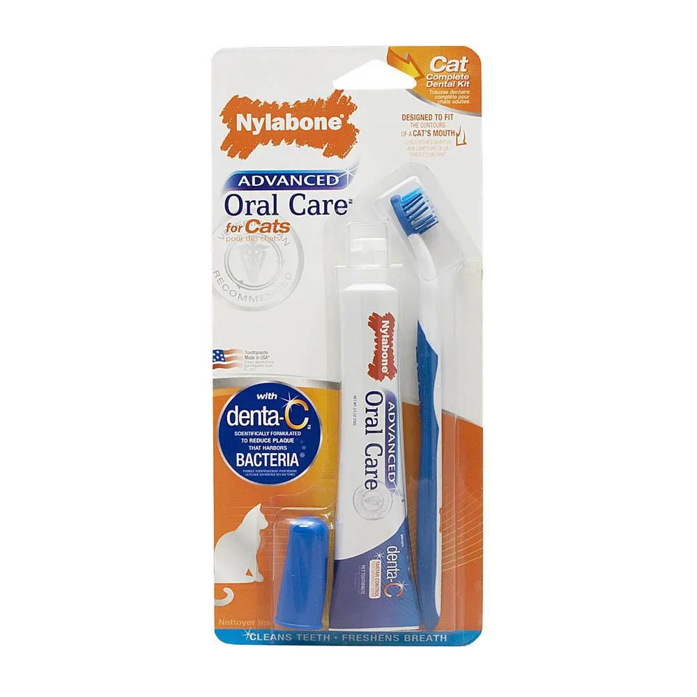 Cat Dental Kit - Advanced Oral Care Cat Dental Kit - Nylabone