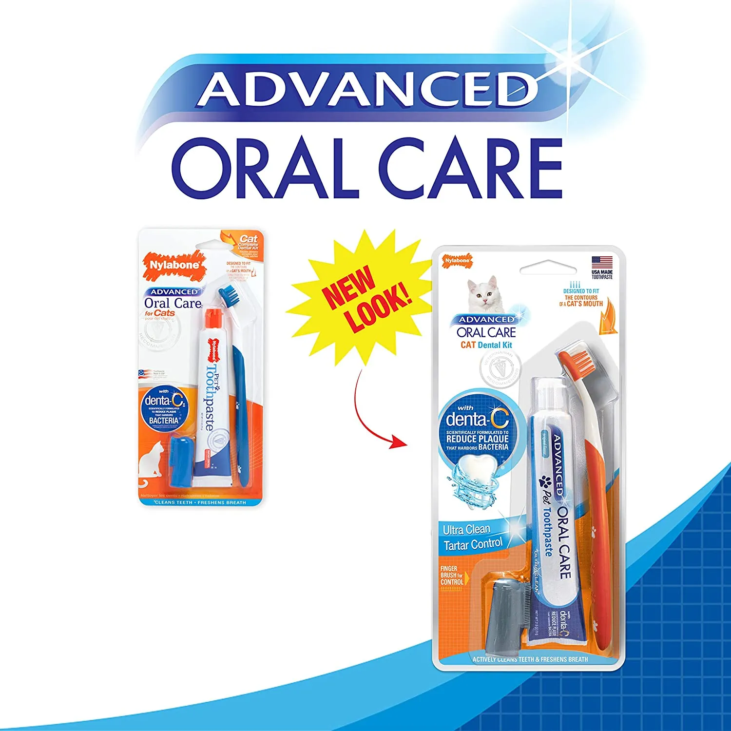 Cat Dental Kit - Advanced Oral Care Cat Dental Kit - Nylabone