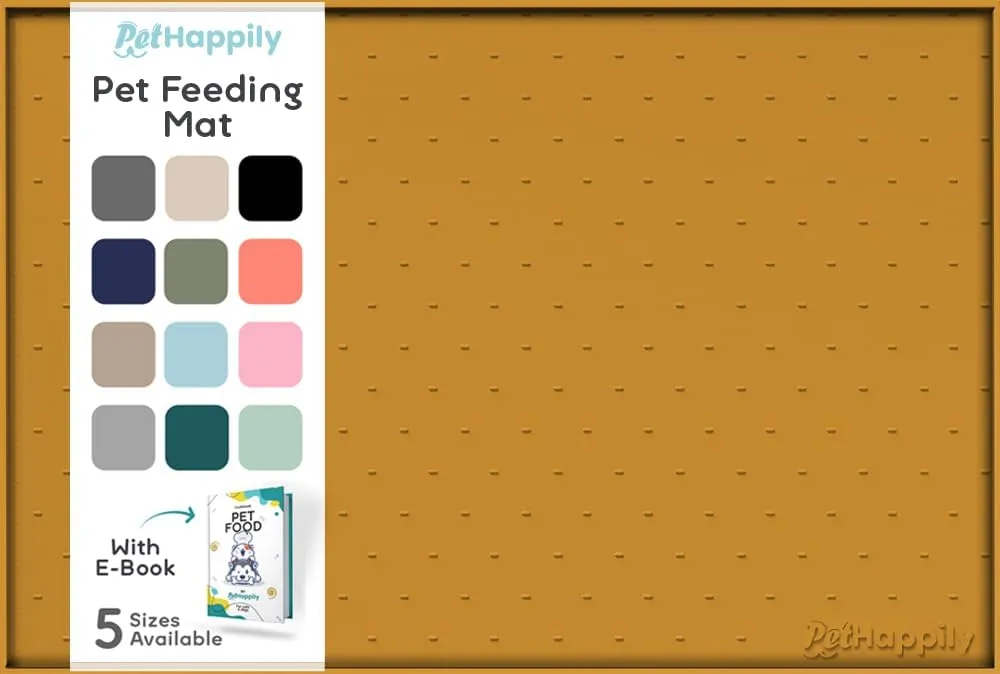 Dog Food Mat - 28x18" Large Silicone Stove Top Protector, Pet Feeding Station With Raised Edges, Waterproof Cat Bowl Mat for Food and Water, Easy Clean, Protects Floors