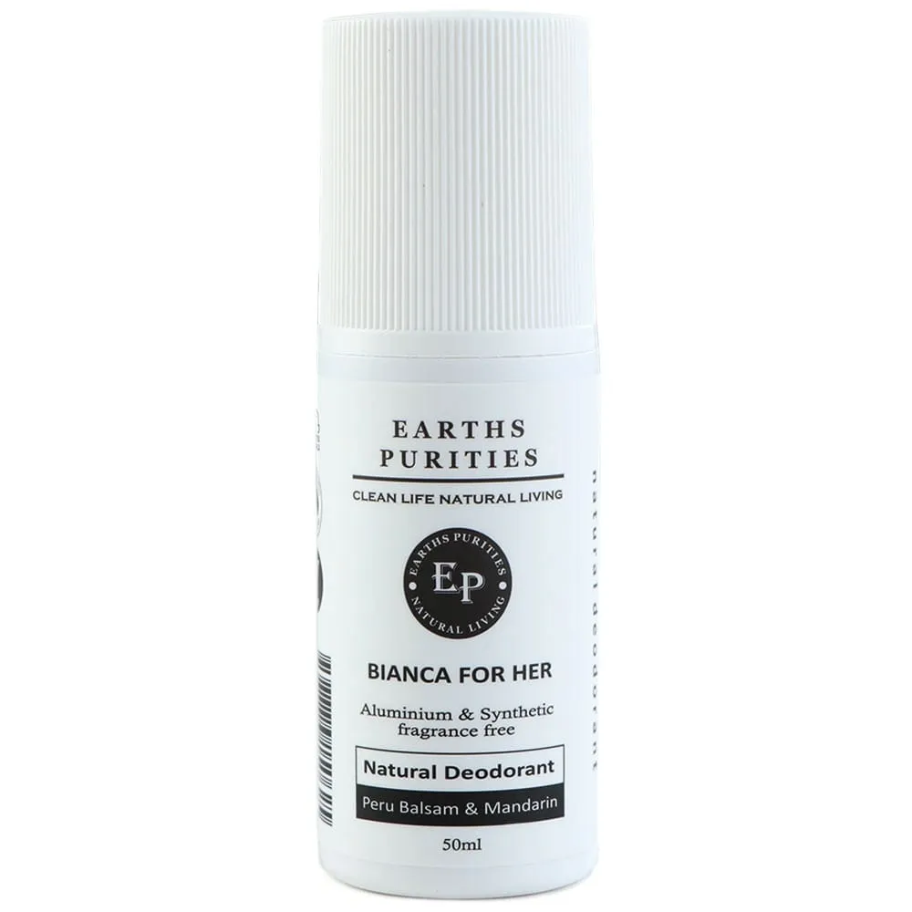 Earths Purities Roll-On Deodorant - Bianca For Her