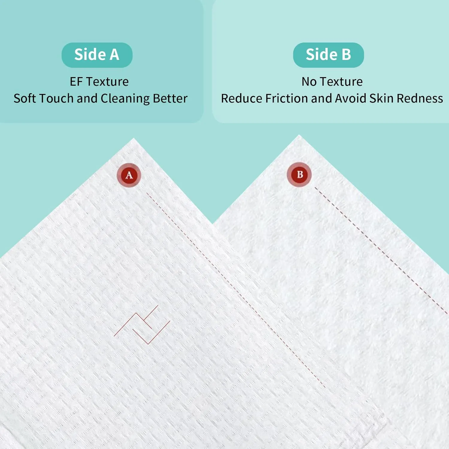 Face Towels, 10"12" Disposable Face Towel, Face Towelettes XL, Ultra Soft Makeup Remover Dry Wipes, Thick Face Towel for Sensitive Skin, 50 Count (1 Pack)
