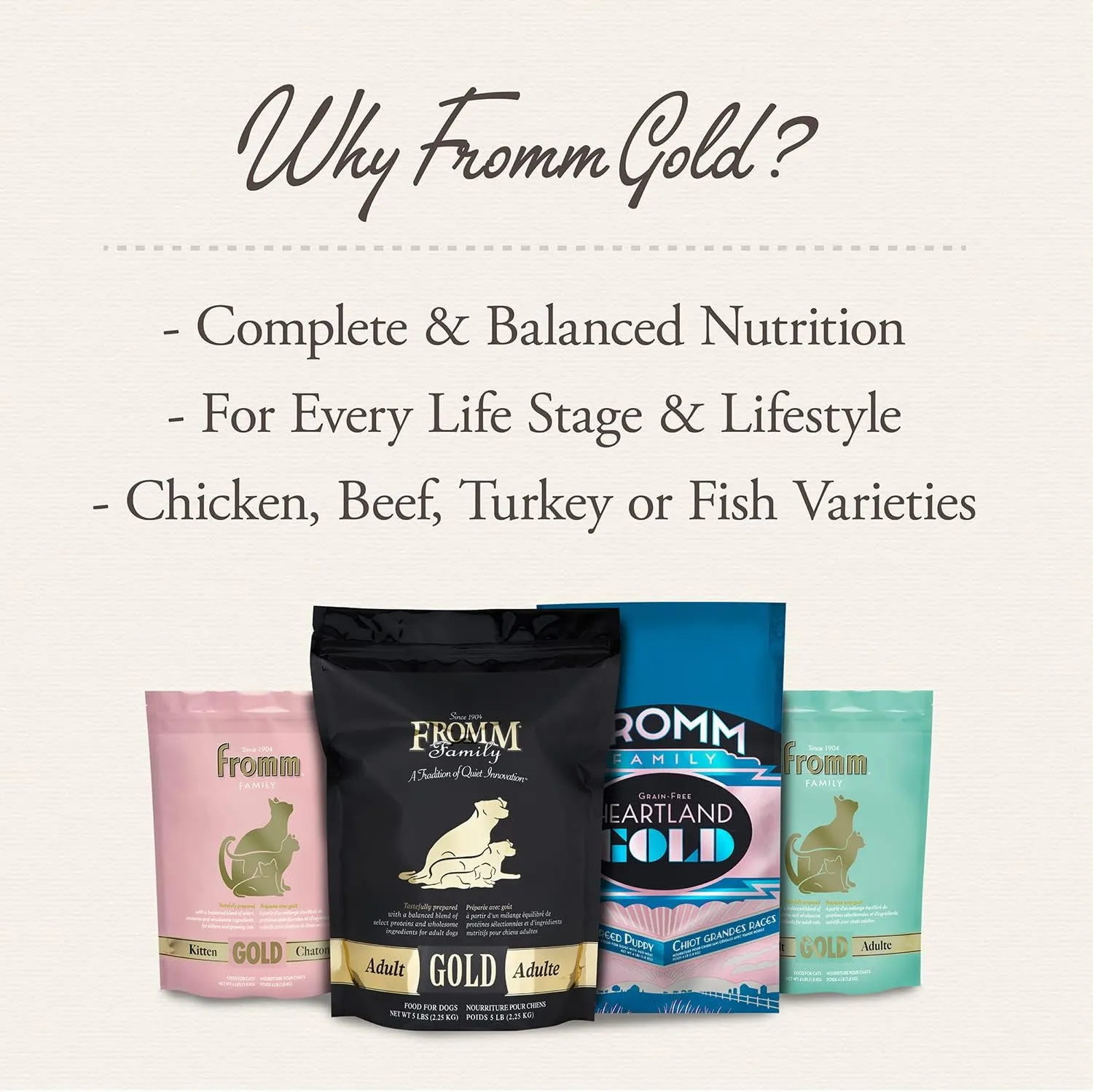 Fromm Weight Management Gold Premium Dry Dog Food - Weight Management Dog Food for Medium & Small Breeds - Turkey Recipe - 5 lb