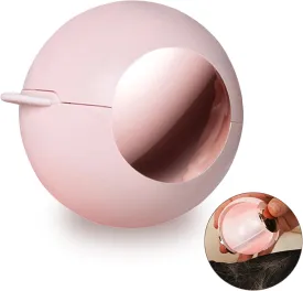 Hasxnta Washable Reusable Gel Lint Roller for Pet Hair,Sticky Portable Pet Hair Removal Tool for Clothes,Dust Fuzz Fur for Travel Household (Pink)