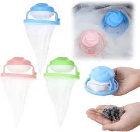 Lint Catcher for Washing Machine, 2025 Upgrade Floating Hair Filtering Mesh Removal, Reusable Pet Hair Remover for Laundry, Hair Filter Washer Dog Cat Cleaning Mesh Bag for Laundry (3)