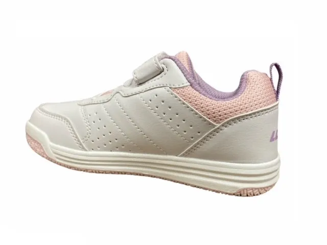 Lotto scarpa da tennis da bambina Set Ace AMF XVIII CL SL 215954 7J2 bianco-rosa