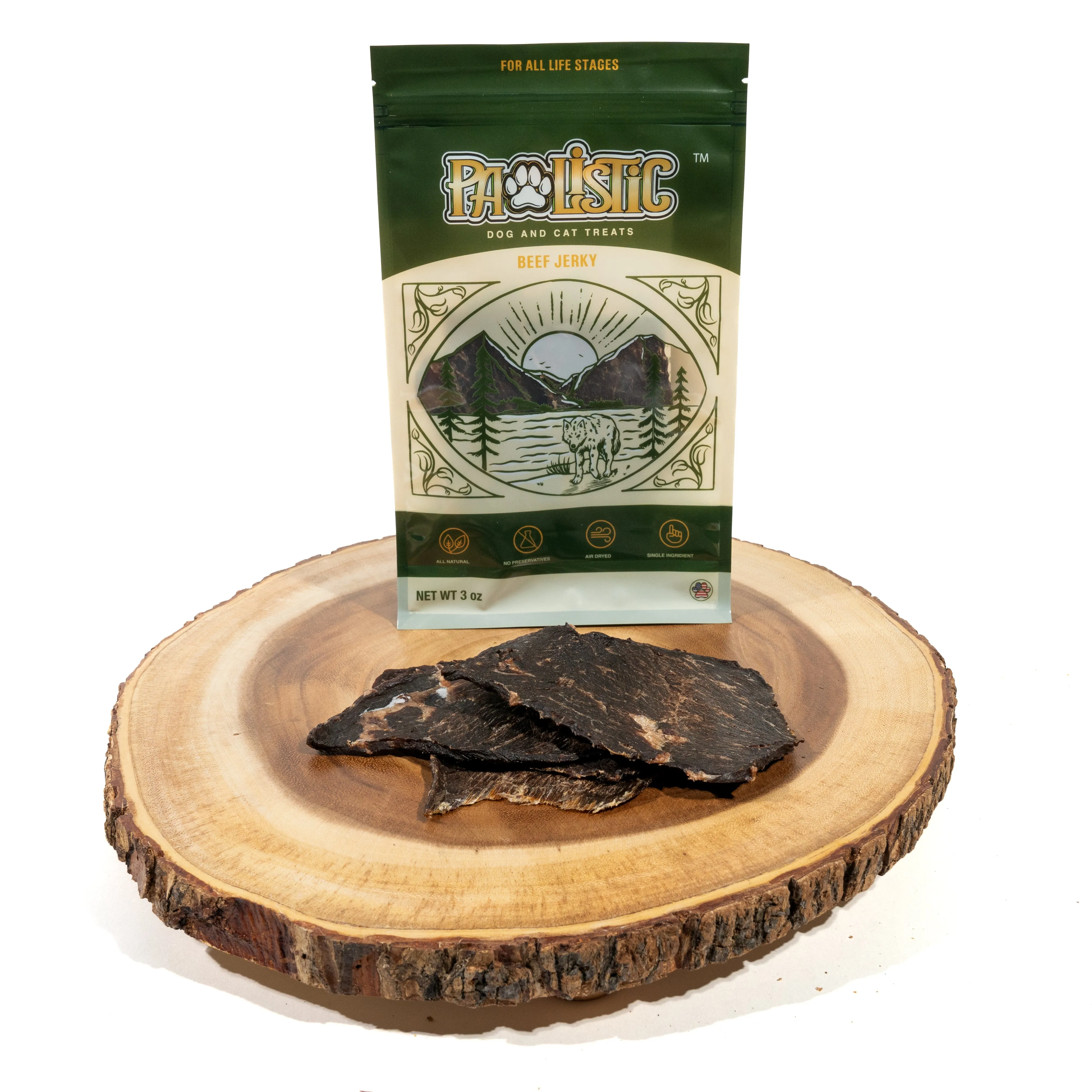 Pawlistic's Beef Jerky Treats | Wholesome & Irresistible Treats - 3oz