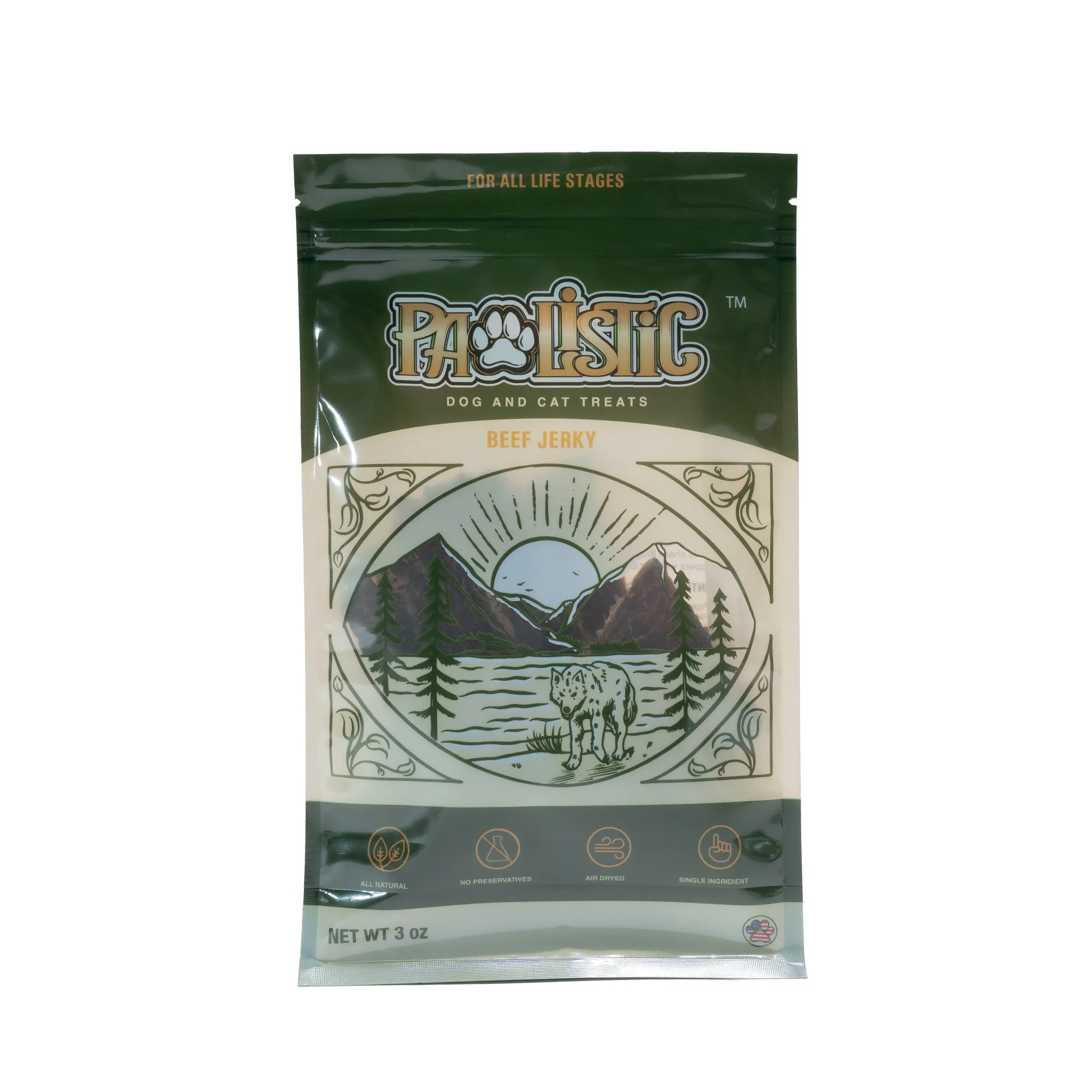 Pawlistic's Beef Jerky Treats | Wholesome & Irresistible Treats - 3oz