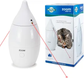 PetSafe Zoom Rotating Laser Cat Toy  Includes 2 Interactive Laser Lights