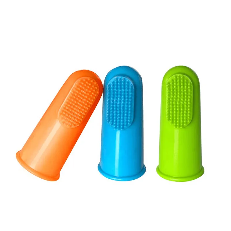Soft Silicone Finger Toothbrush for Cats & Dogs