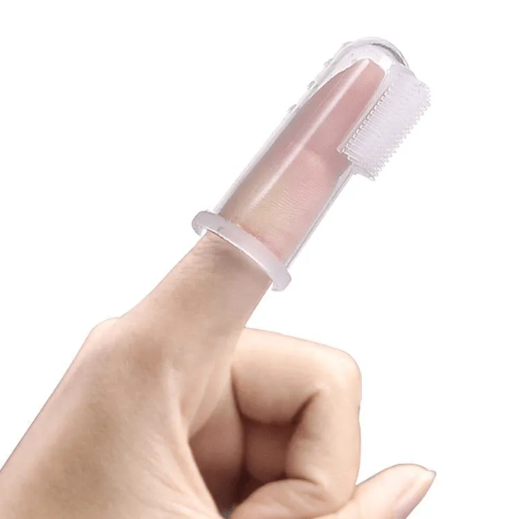 Soft Silicone Finger Toothbrush for Cats & Dogs