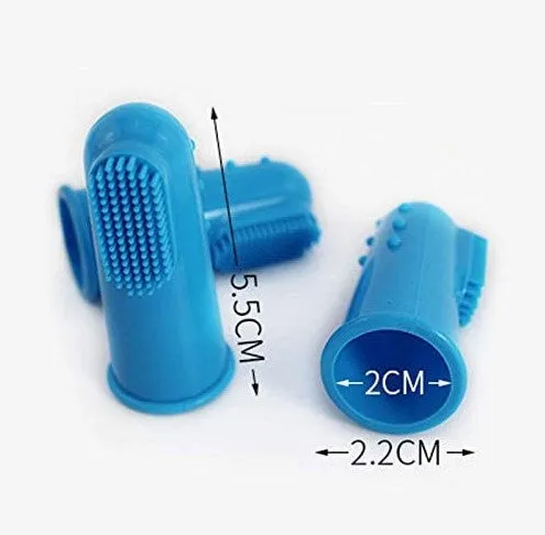 Soft Silicone Finger Toothbrush for Cats & Dogs