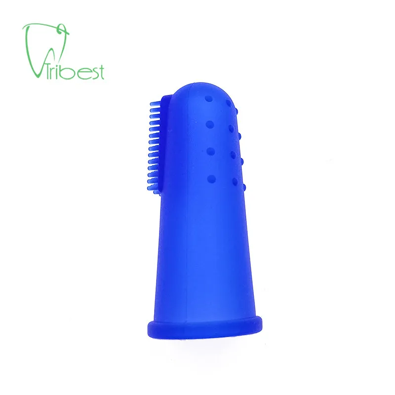 Soft Silicone Finger Toothbrush for Cats & Dogs
