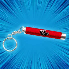 Spy Ninjas Laser Light Keyring - Red