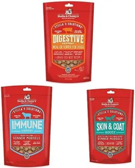 Stella & Chewy's Stella's Solutions Large Bag Bundle, 13 oz Bags