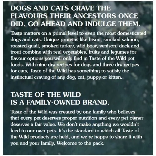 Taste of the Wild Wet Dog Food Sierra Mountain Canine Canned Wet Formula in Gravy 12 x 390g