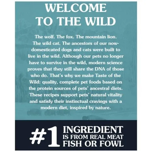 Taste of the Wild Wet Dog Food Sierra Mountain Canine Canned Wet Formula in Gravy 12 x 390g
