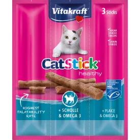 Vitakraft Cat Stick Mini Plaice & Omega 3 3sticks