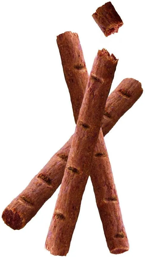 Vitakraft PurrSticks Meaty Cat Sticks - Chicken - Segmented and Breakable Meatstick - Deliciously Tender - 6 Count (Pack of 3) - 18 Sticks